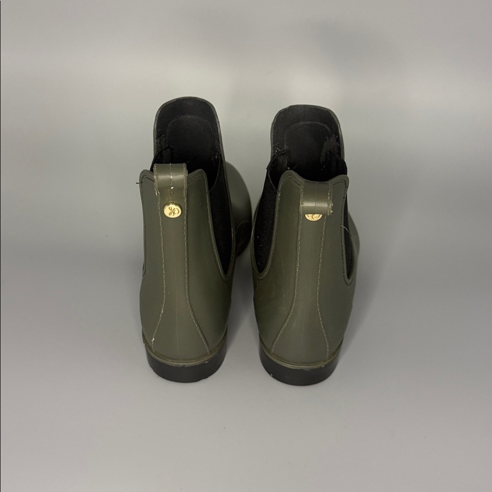 Sam Edelman Tinsley Chelsea Rain Boots Matte Moss Green Size 8 - Picture 5 of 8